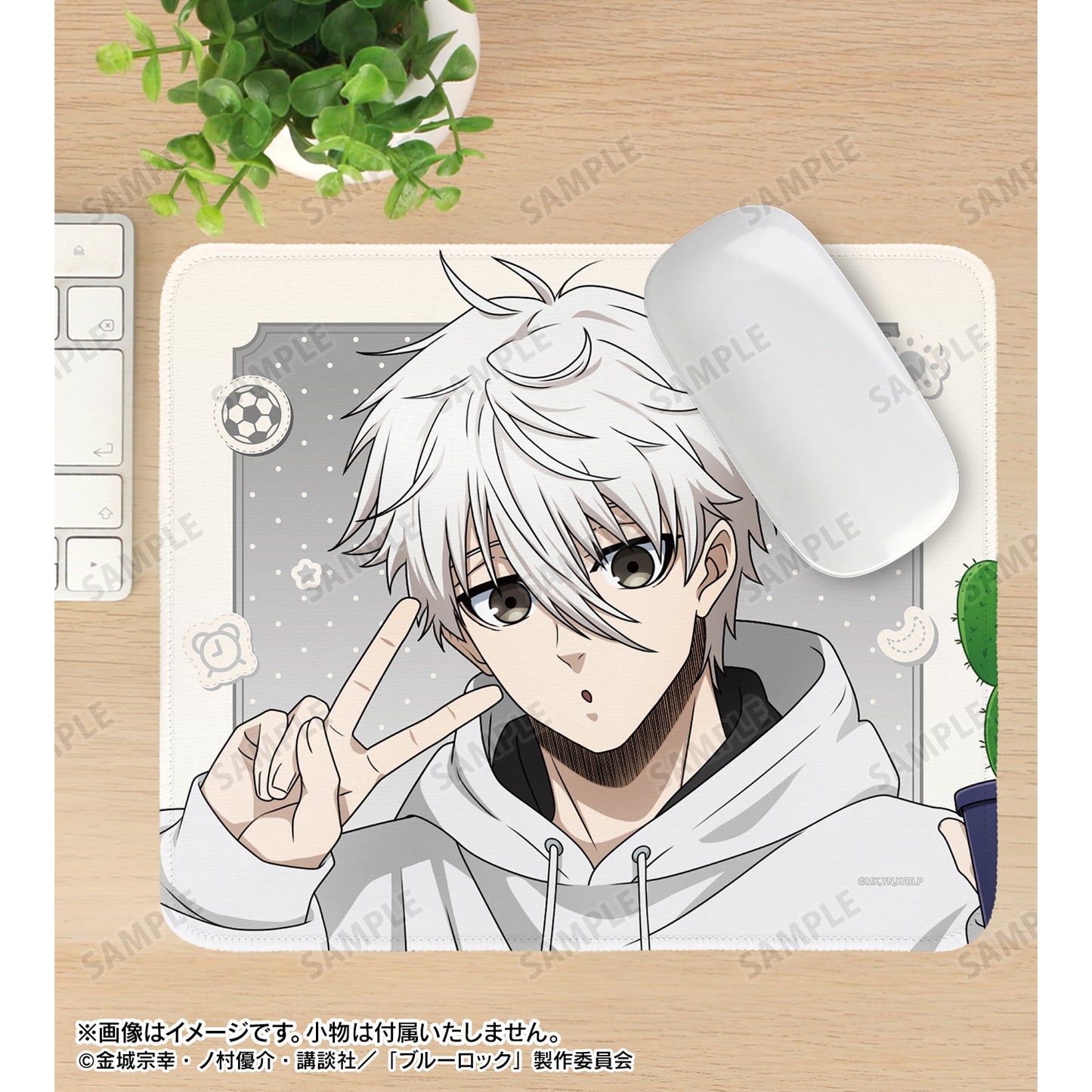 ブルーロック_描き下ろし 凪 誠士郎 モーニングルーティンver. マウスパッド