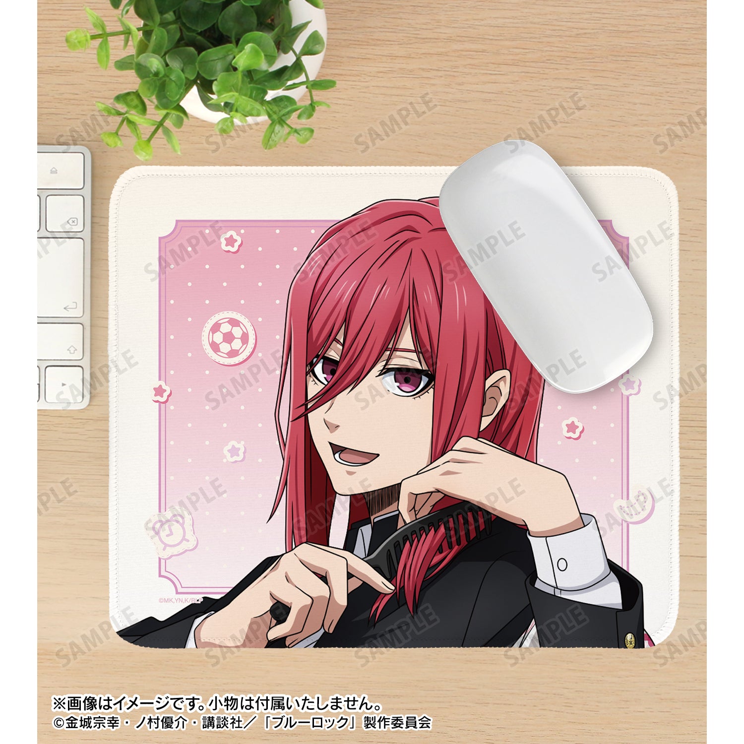 ブルーロック_描き下ろし 千切 豹馬 モーニングルーティンver. マウスパッド