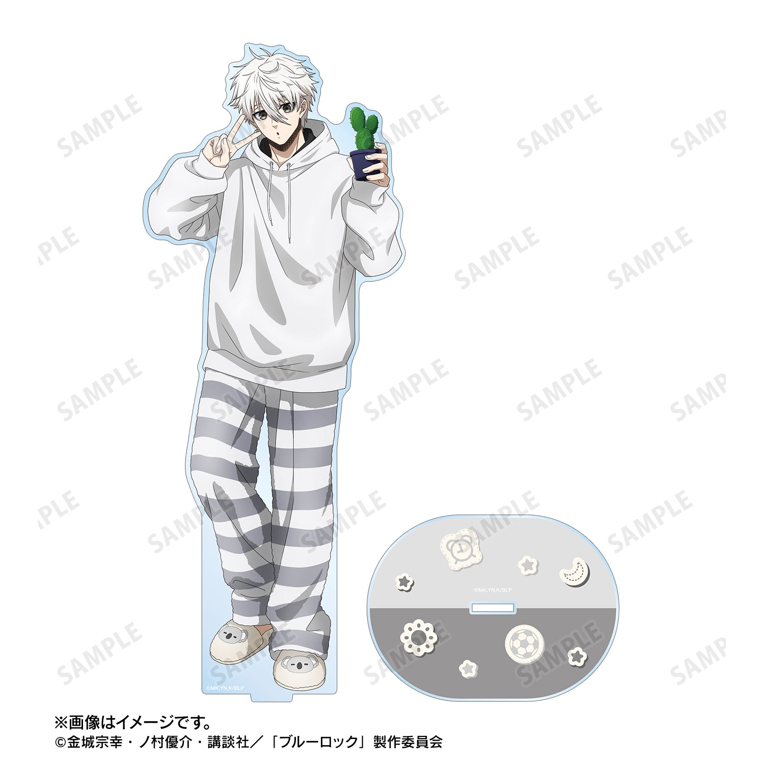 ブルーロック_描き下ろし 凪 誠士郎 モーニングルーティンver. 特大アクリルスタンド