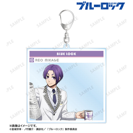 ブルーロック_描き下ろし 御影 玲王 モーニングルーティンver. SNS風BIGアクリルキーホルダー