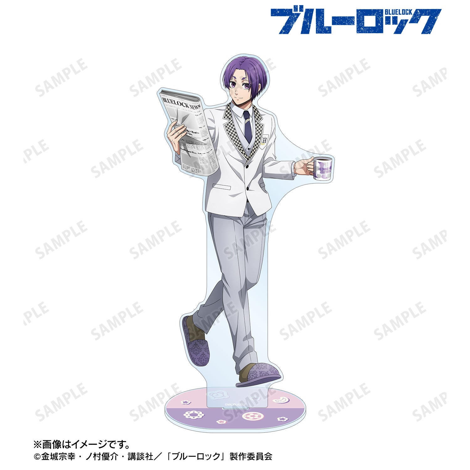 ブルーロック_描き下ろし 御影 玲王 モーニングルーティンver. 特大アクリルスタンド