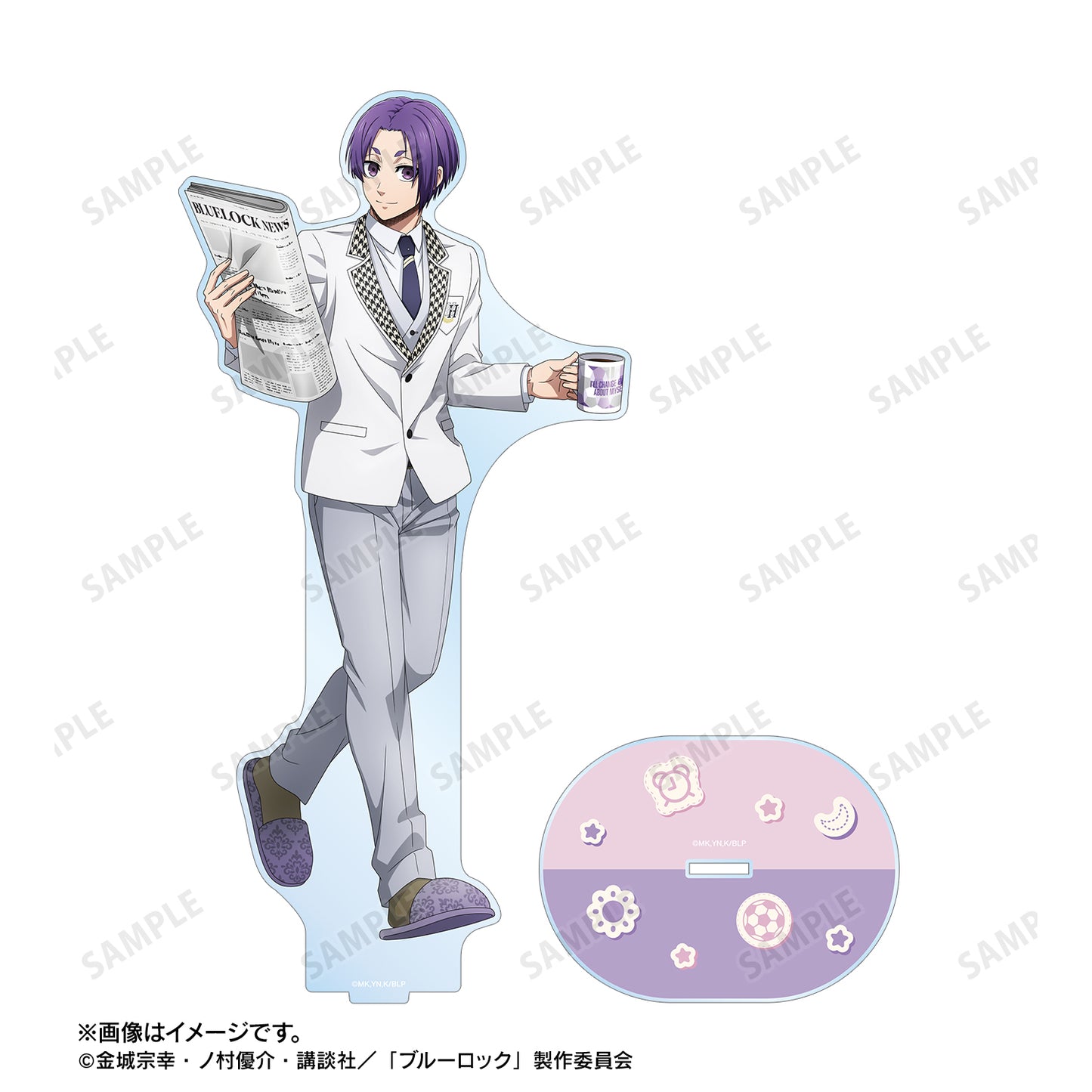 ブルーロック_描き下ろし 御影 玲王 モーニングルーティンver. 特大アクリルスタンド