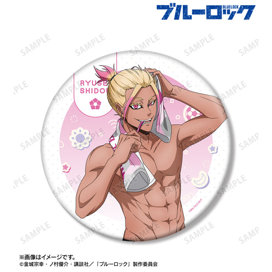 ブルーロック_描き下ろし 士道 龍聖 モーニングルーティンver. BIG缶バッジ