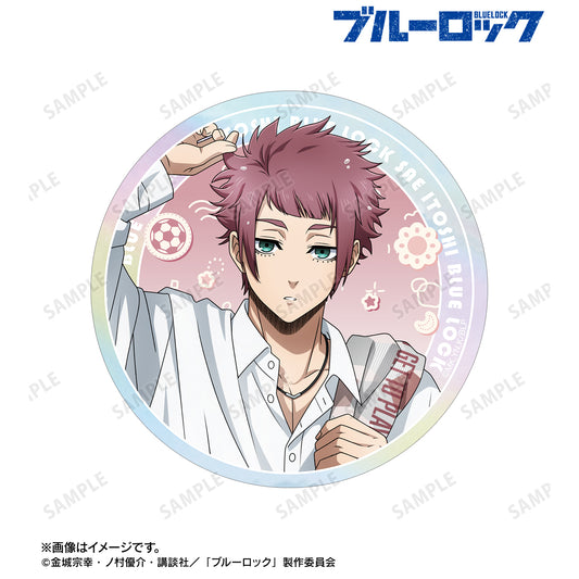 ブルーロック_描き下ろし 糸師 冴 モーニングルーティンver. オーロラステッカー