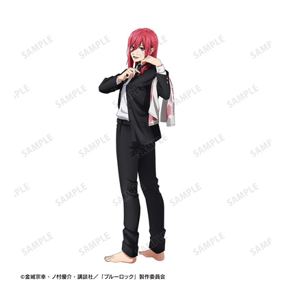 ブルーロック_千切 豹馬 モチーフ柄 フェイスタオル