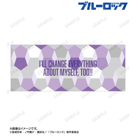 ブルーロック_御影 玲王 モチーフ柄 フェイスタオル