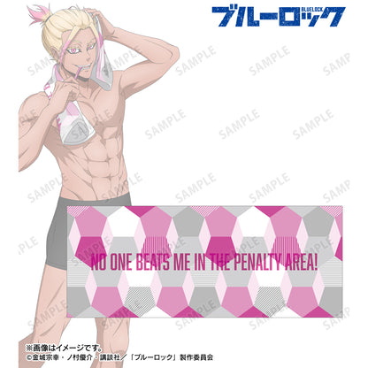 ブルーロック_士道 龍聖 モチーフ柄 フェイスタオル