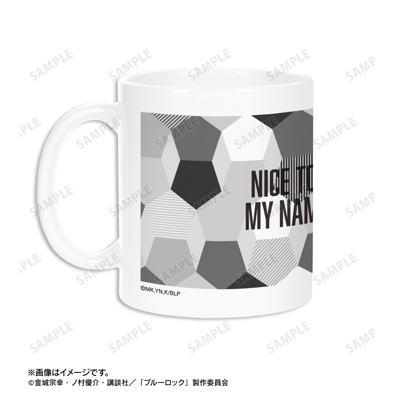 ブルーロック_凪 誠士郎 モチーフ柄 マグカップ