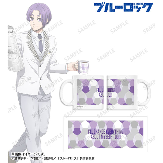 ブルーロック_御影 玲王 モチーフ柄 マグカップ