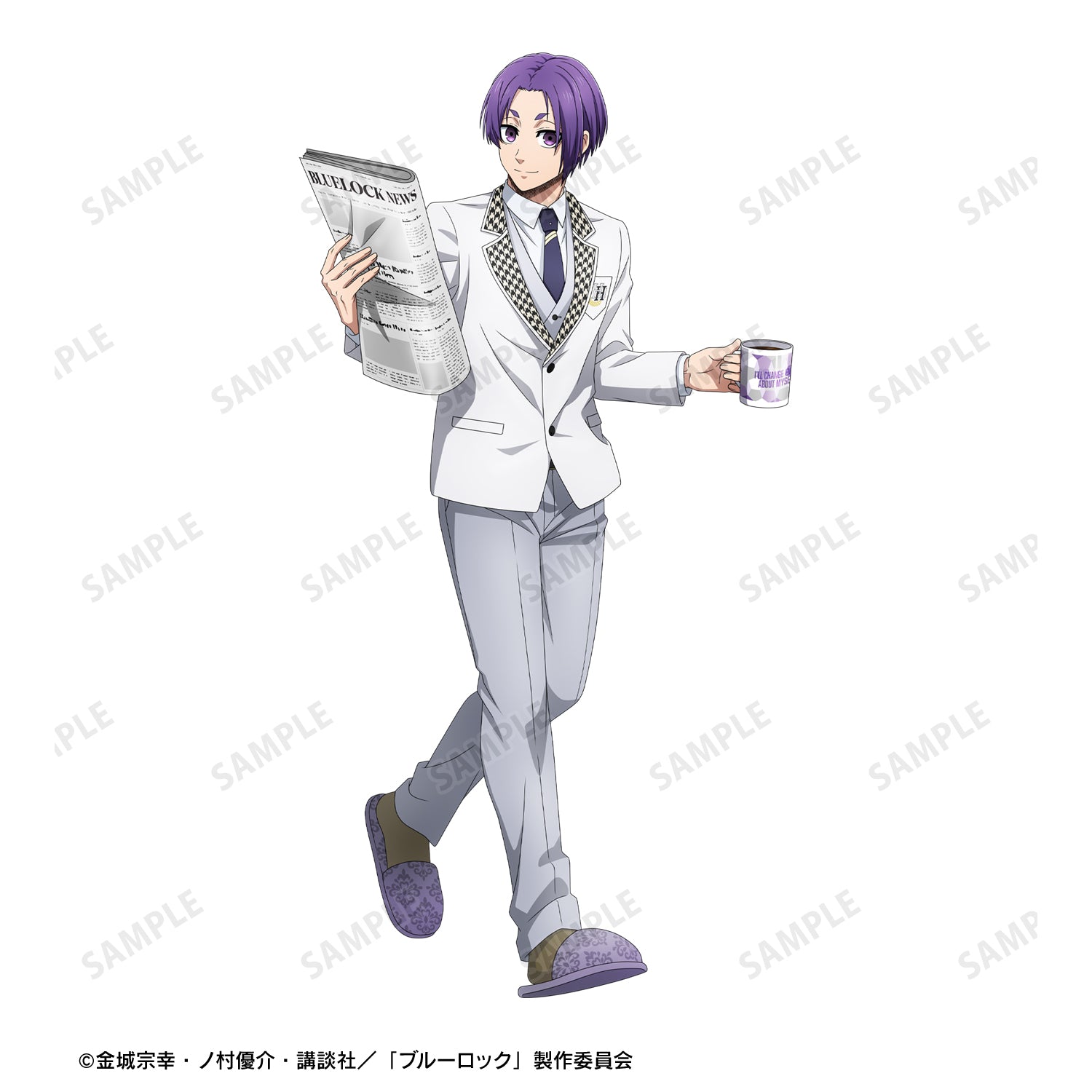 ブルーロック_御影 玲王 モチーフ柄 マグカップ