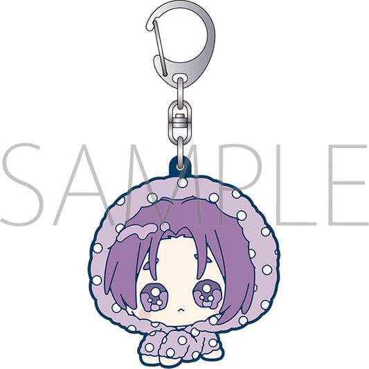 ブルーロック2期_ラバーキーホルダー／（みにぴえんず）御影 玲王