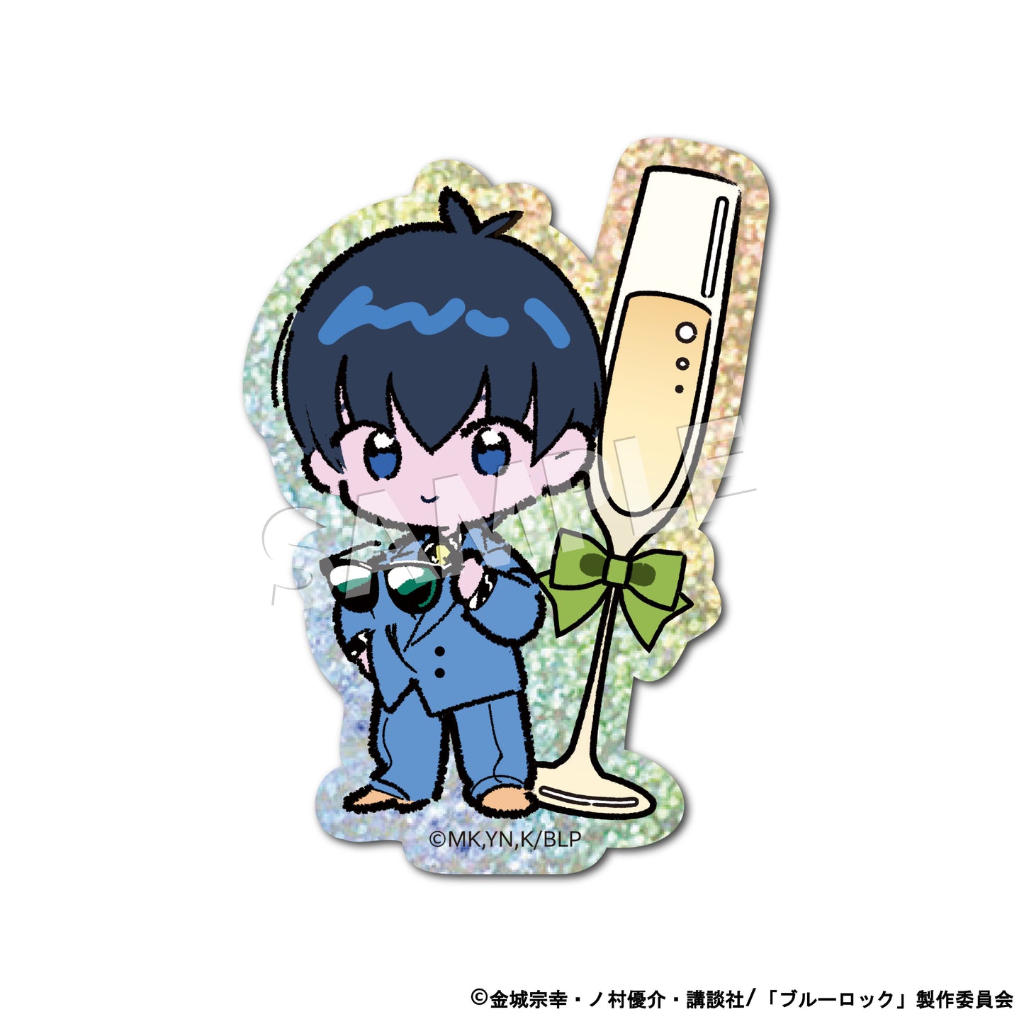 ブルーロック_ザ・バブル・ジェネレーション グリッターステッカー 潔世一