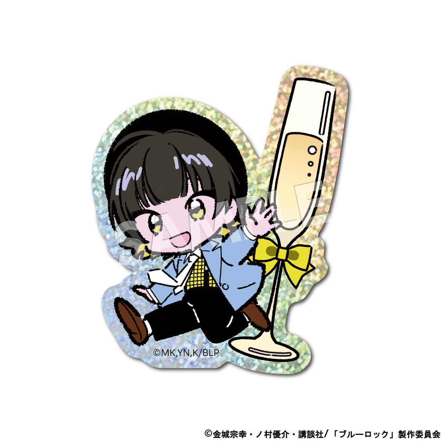 ブルーロック_ザ・バブル・ジェネレーション グリッターステッカー 蜂楽廻