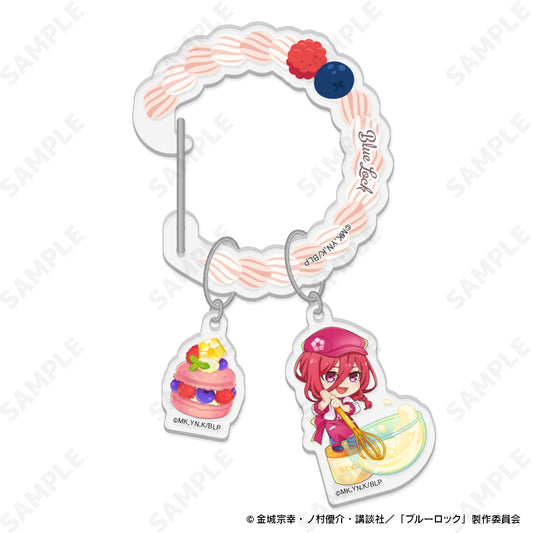 ブルーロック_アクリルカラビナ 5 千切豹馬 Bon appetit