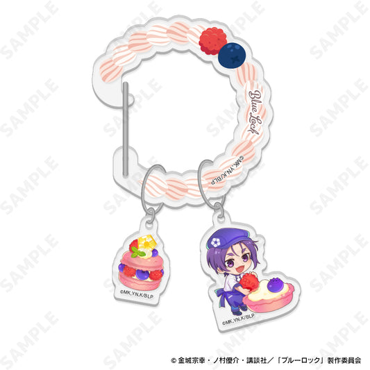 ブルーロック_アクリルカラビナ 6 御影玲王 Bon appetit