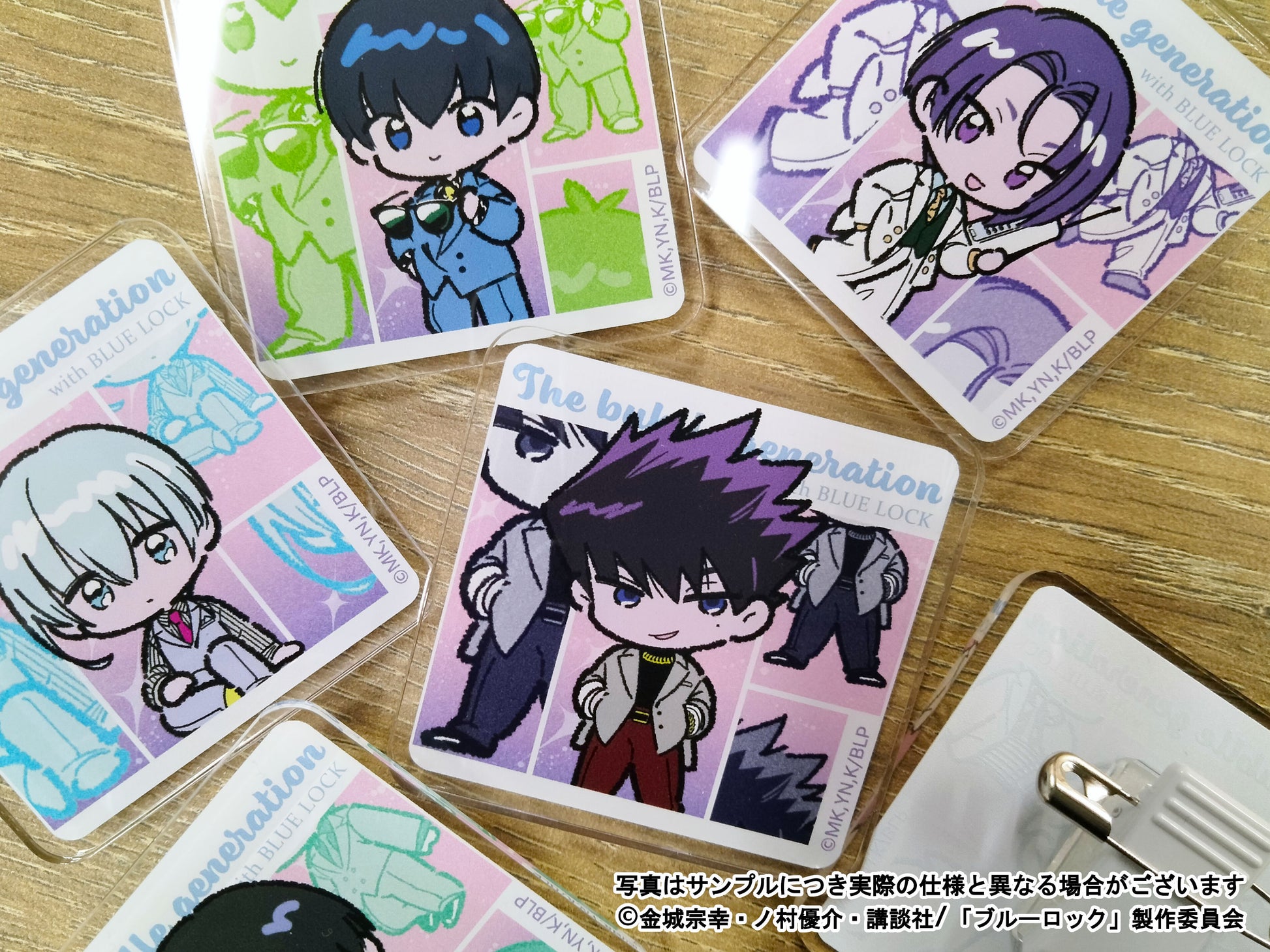 ブルーロック_ザ・バブル・ジェネレーション アクリルバッジ【BOX／8個入り】