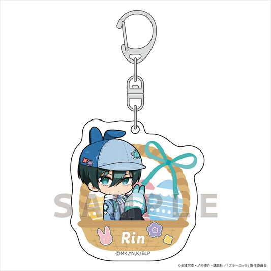 ブルーロック_アクリルキーホルダー(糸師 凛/デニムイースター)