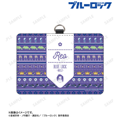 ブルーロック_御影 玲王 ar-Unity モチーフ柄 ネックストラップ付き2ポケットパスケース