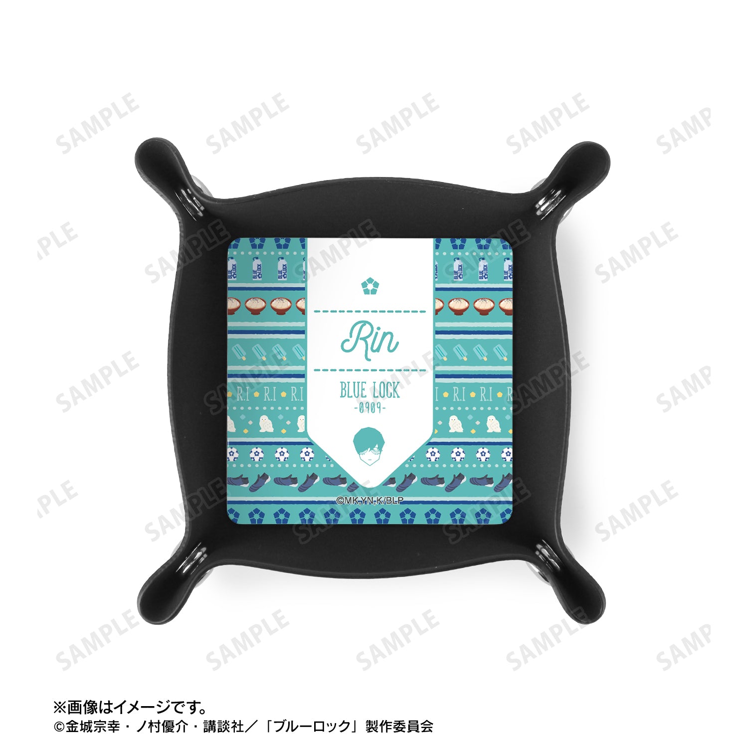 ブルーロック_糸師 凛 ar-Unity モチーフ柄 PUレザーマルチトレー