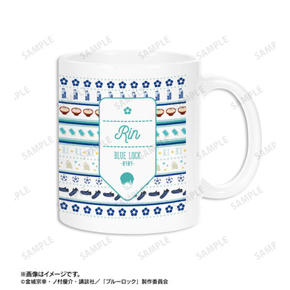 ブルーロック_糸師 凛 ar-Unity モチーフ柄 マグカップ
