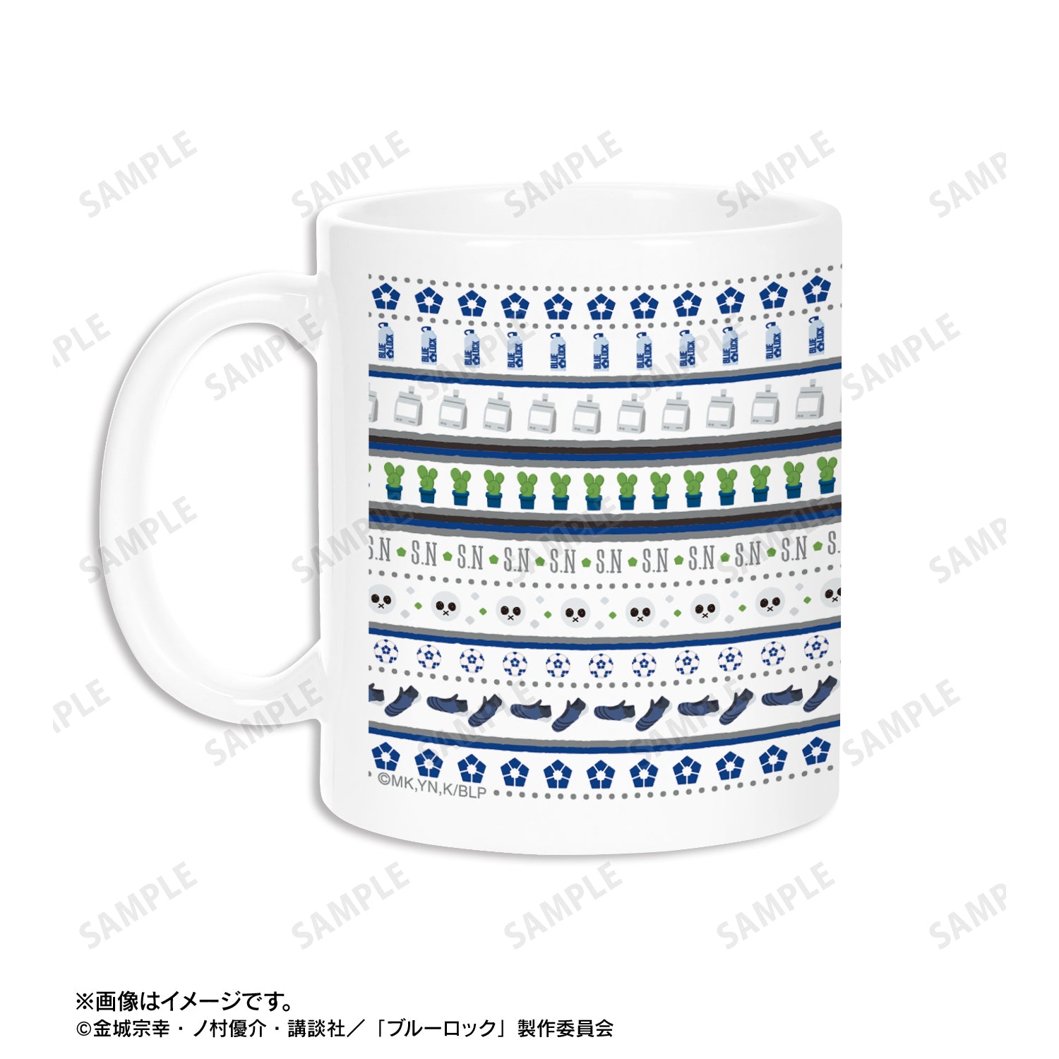 ブルーロック_凪 誠士郎 ar-Unity モチーフ柄 マグカップ