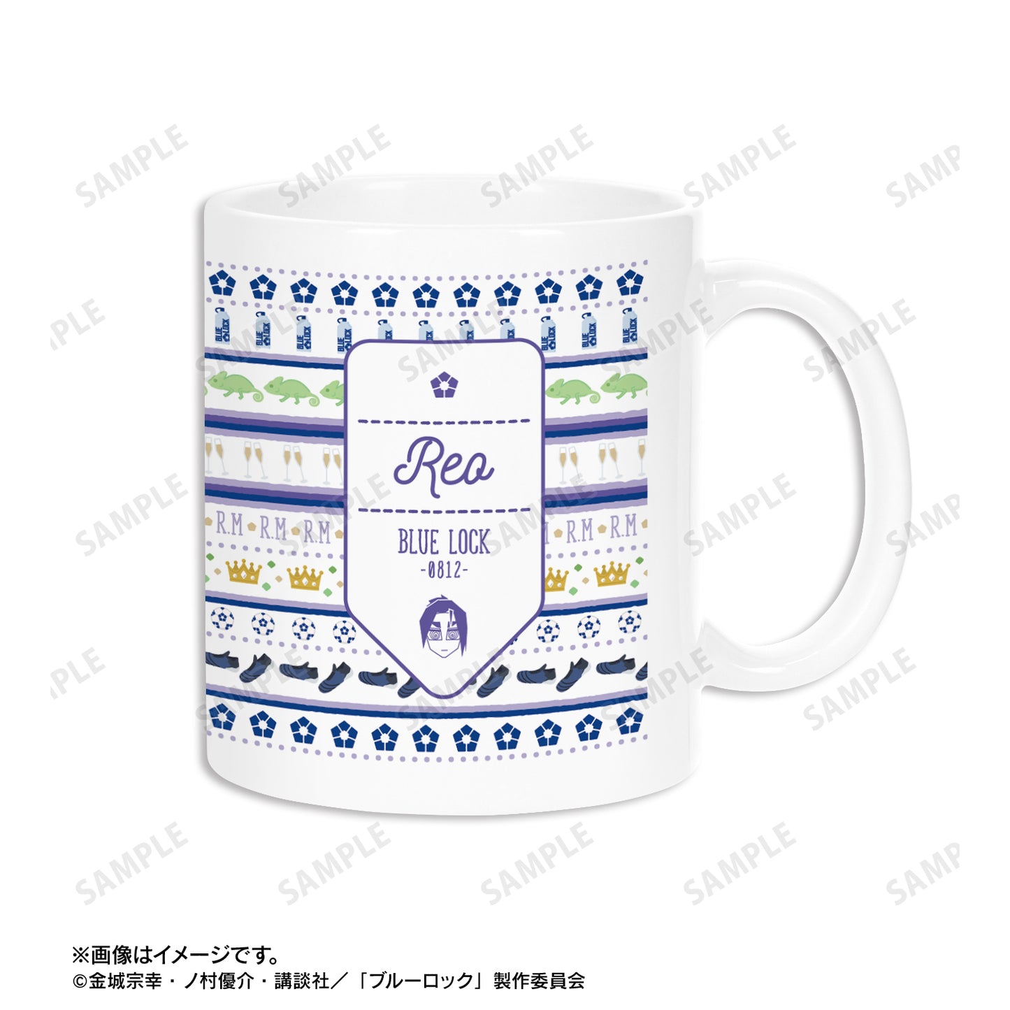 ブルーロック_御影 玲王 ar-Unity モチーフ柄 マグカップ