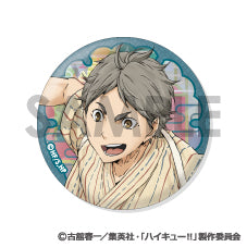 ハイキュー!!_トレーディングホログラム缶バッジ-浴衣-【コンプリートBOX／10個入り】