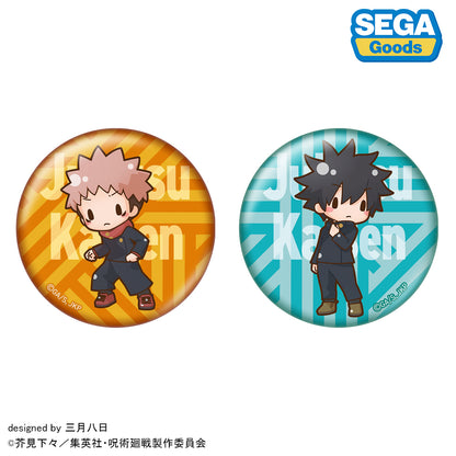 呪術廻戦_ふわぷち 缶バッジセット 虎杖・伏黒