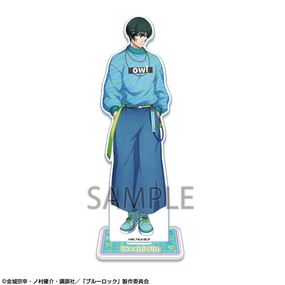 ブルーロック_アクリルスタンド デザイン02(糸師 凛/デコラティブポップver.)【描き下ろし】