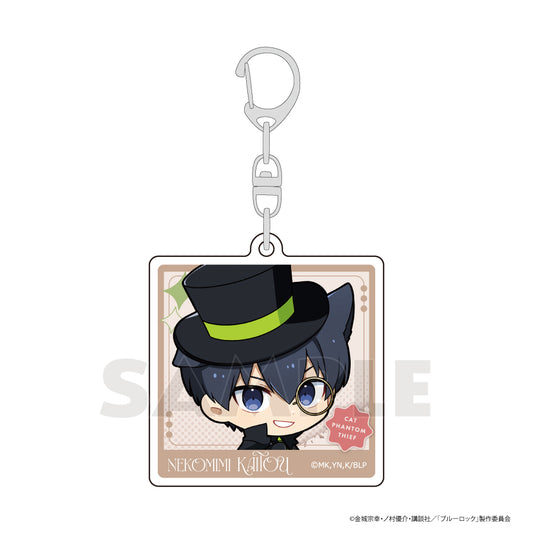 ブルーロック_アクリルキーホルダー(潔 世一/ねこみみ怪盗)