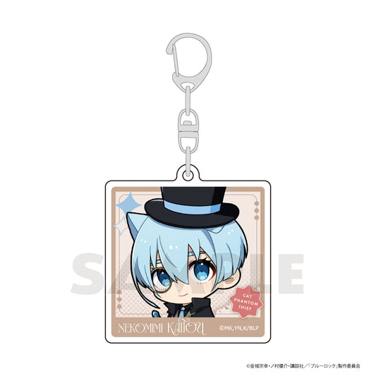 ブルーロック_アクリルキーホルダー(氷織 羊/ねこみみ怪盗)