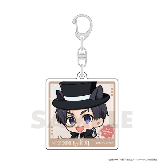 ブルーロック_アクリルキーホルダー(七星 虹郎/ねこみみ怪盗)
