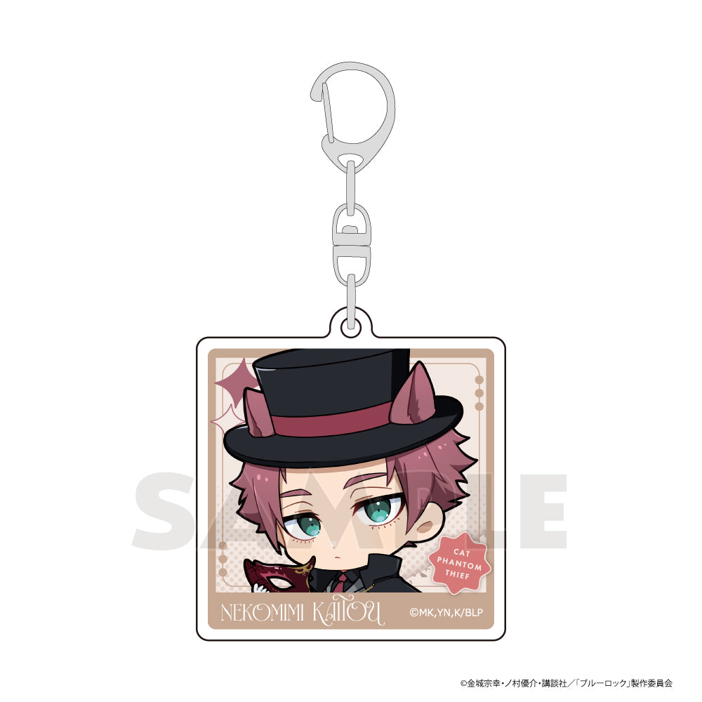 ブルーロック_アクリルキーホルダー(糸師 冴/ねこみみ怪盗)