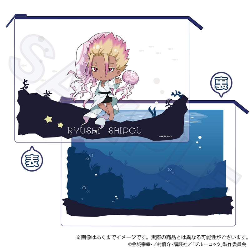 ブルーロック_クリアポーチ くらげver. 士道 龍聖