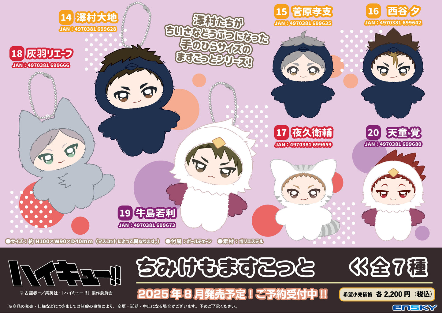 ハイキュー!!_ちみけもますこっと 20.天童覚