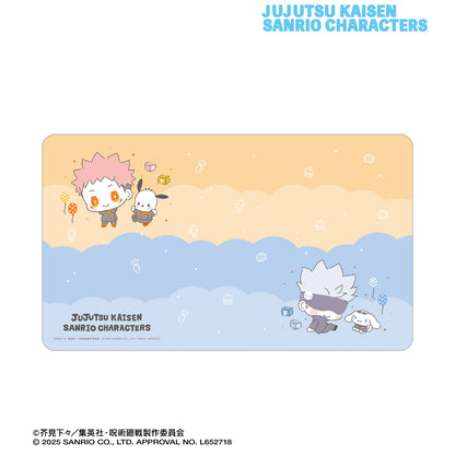 呪術廻戦×サンリオキャラクターズ_虎杖悠仁×ポチャッコ・五条 悟×シナモロール マルチデスクマット