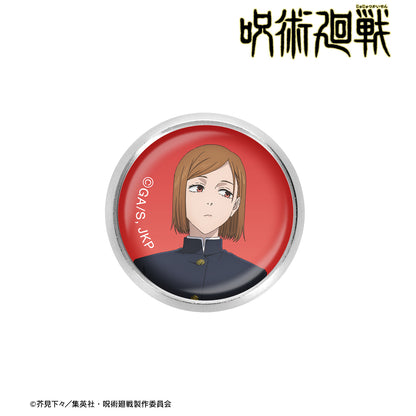 呪術廻戦_釘崎 野薔薇 ガラスマグネットピンバッジ