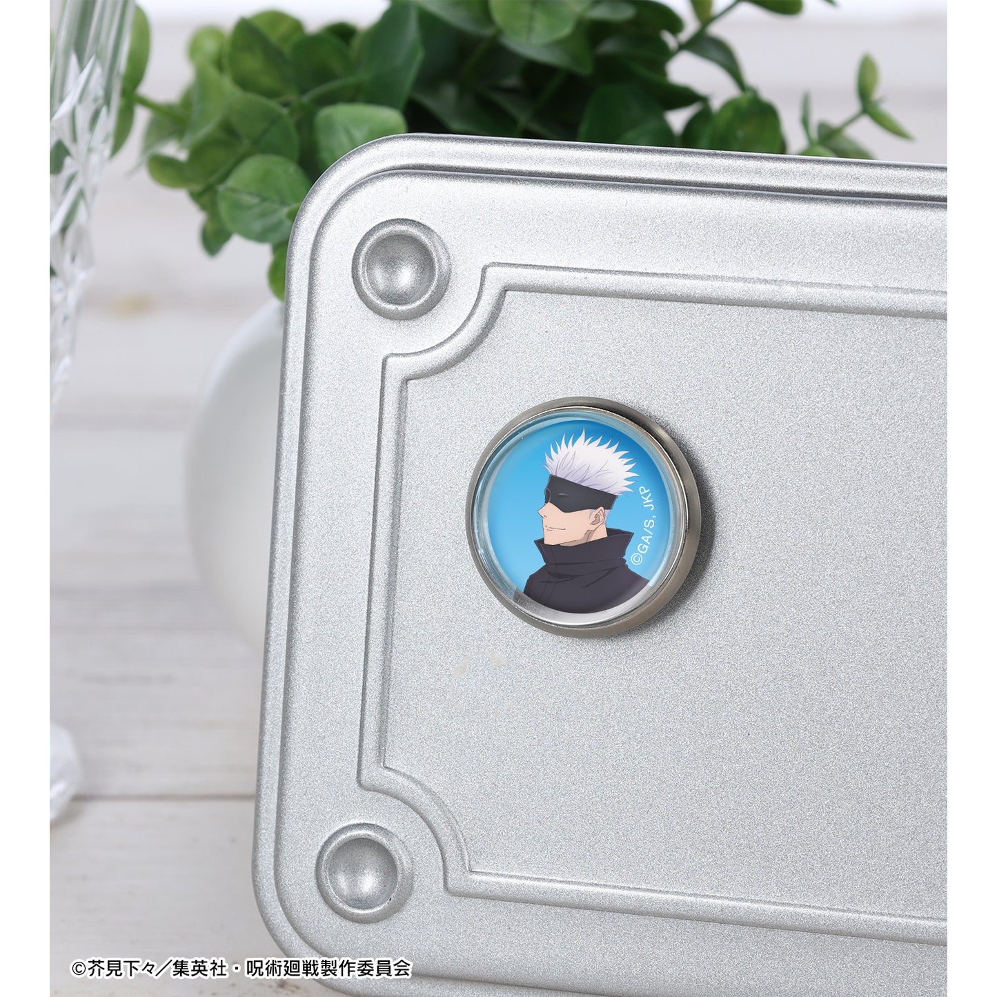 呪術廻戦_五条 悟 ガラスマグネットピンバッジ