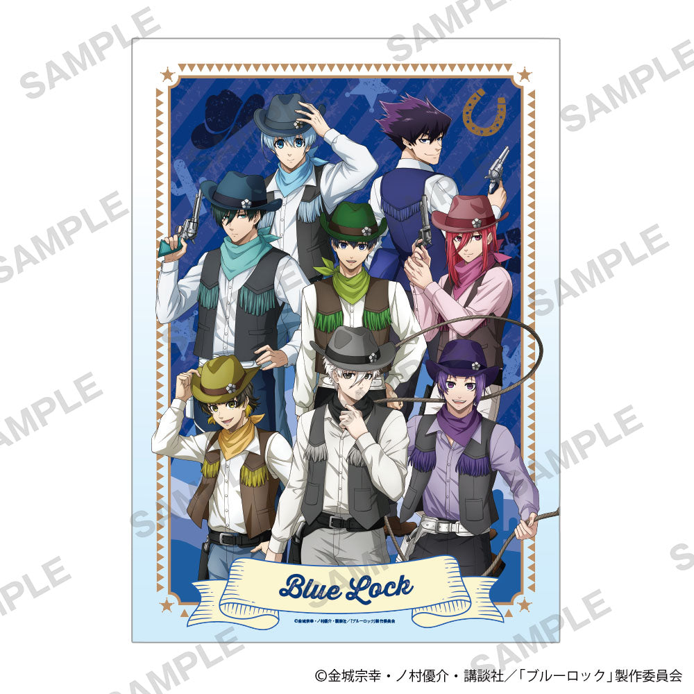 ブルーロック_クリアポスター カウボーイ Ver. 集合