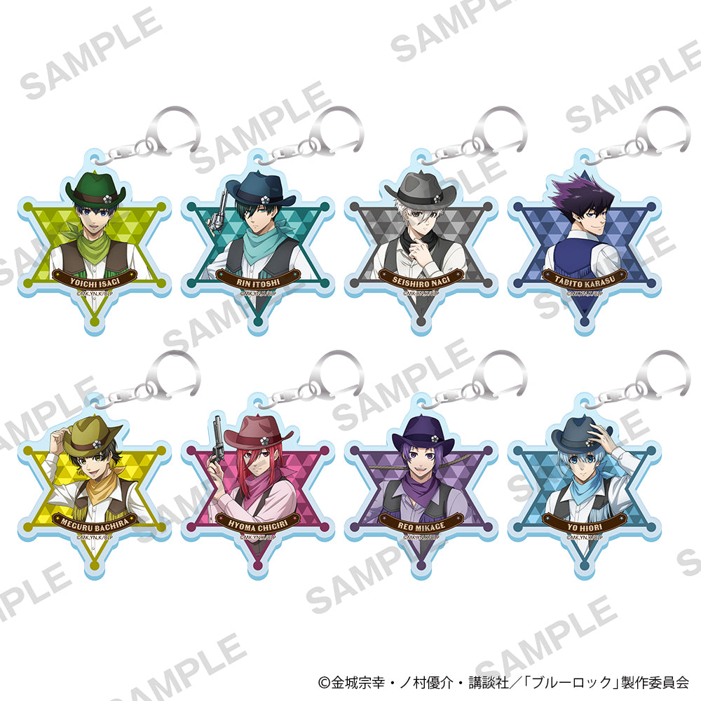 ブルーロック_トレーディングアクリルキーホルダー カウボーイ Ver.　【コンプリートBOX／8個入り】