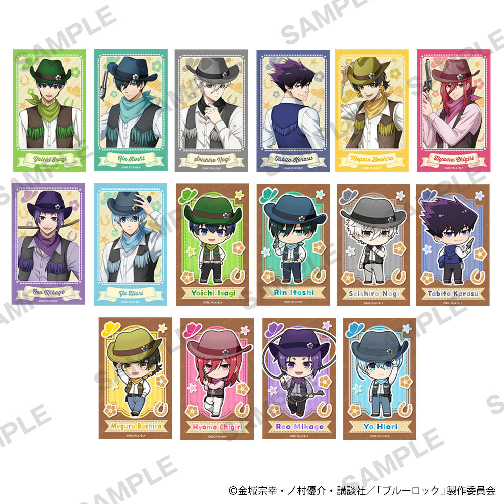 ブルーロック_トレーディングミニブロマイド カウボーイ Ver.　【コンプリートBOX／8パック入り】