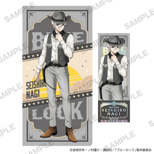 ブルーロック_チケットファイル&チケット風ホログラムカードセット カウボーイ Ver. 凪 誠士郎