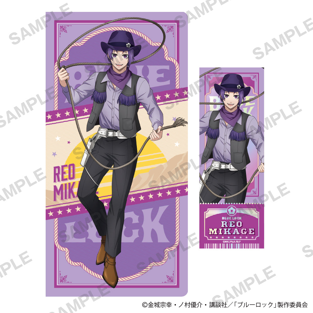 ブルーロック_チケットファイル&チケット風ホログラムカードセット カウボーイ Ver. 御影 玲王
