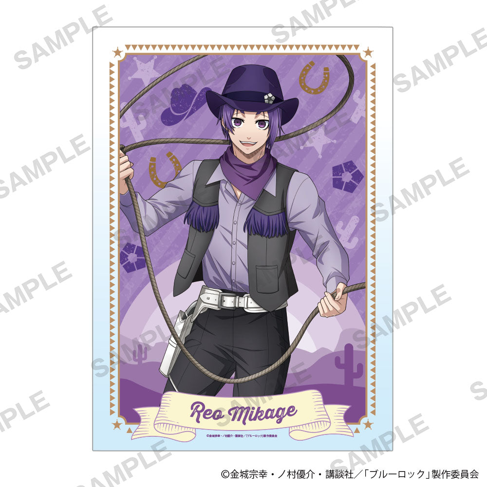 ブルーロック_クリアポスター カウボーイ Ver. 御影 玲王