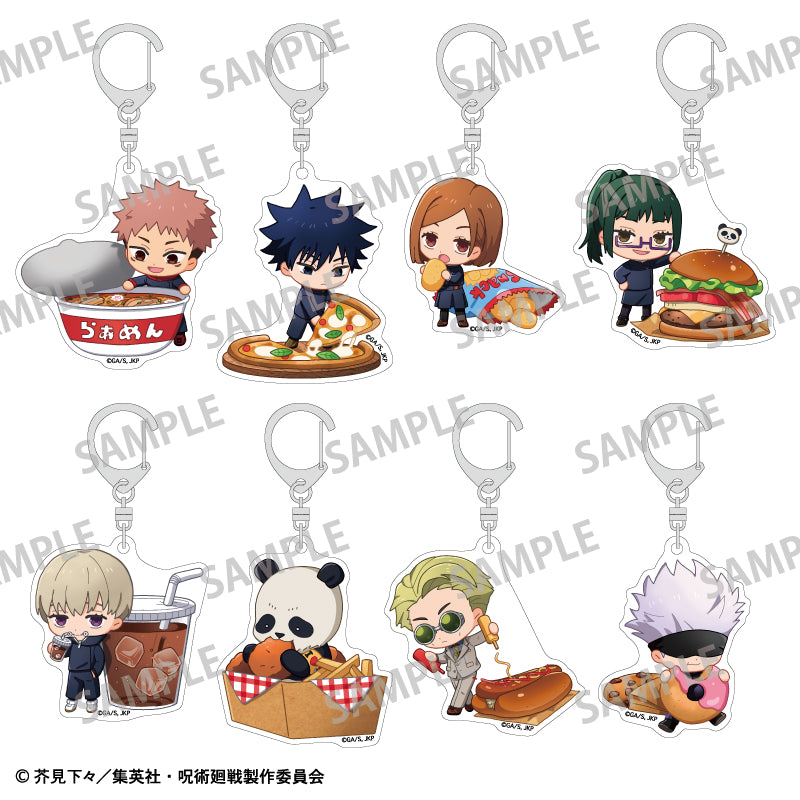 呪術廻戦_トレーディングアクリルキーホルダー／ならべてパーティー　【BOX／8個入り】