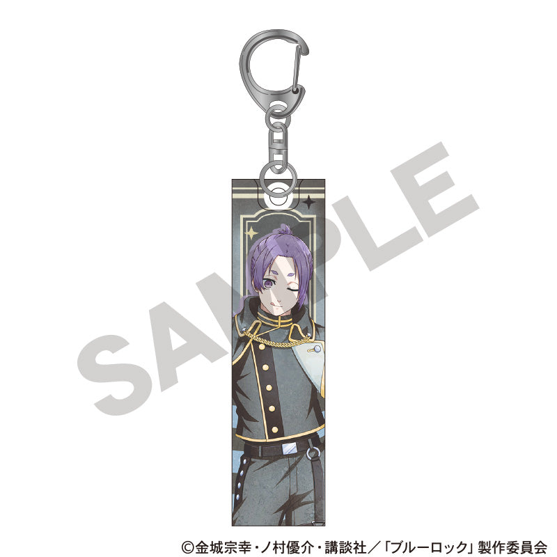 ブルーロック_アクリルスティックキーホルダー　御影玲王　チェス　ニュアンスカラー