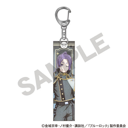 ブルーロック_アクリルスティックキーホルダー　御影玲王　チェス　ニュアンスカラー