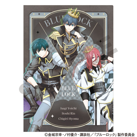 ブルーロック_シングルクリアファイル　ブラック　チェス　ニュアンスカラー