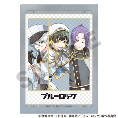 ブルーロック_シングルクリアファイル　ホワイト　チェス　ニュアンスカラー