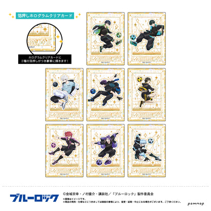 ブルーロック_ホログラムクリアカードコレクション-ナイトサッカー-【BOX／9枚入り】